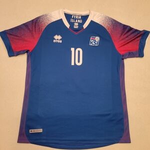 Blue and Red Iceland Jersey